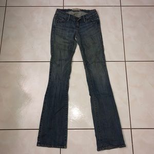 Abercrombie & Fitch low rise bootcut jeans